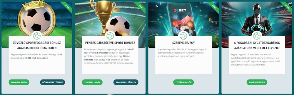 22Bet bónuszok